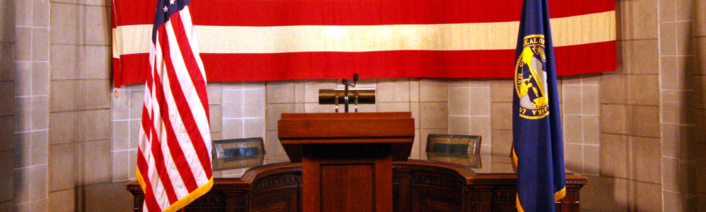 The governor's press room in the Nebraska State Capitol.